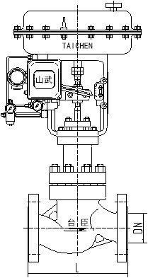 氣動調(diào)節(jié)閥結(jié)構(gòu)圖