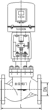 電動(dòng)調(diào)節(jié)閥尺寸圖