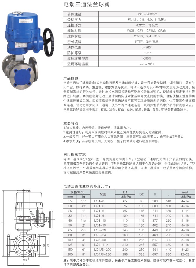 防爆電動(dòng)三通球閥