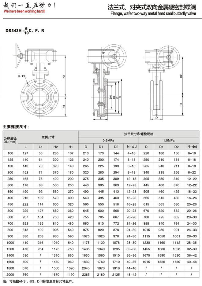 硬密封法蘭蝶閥